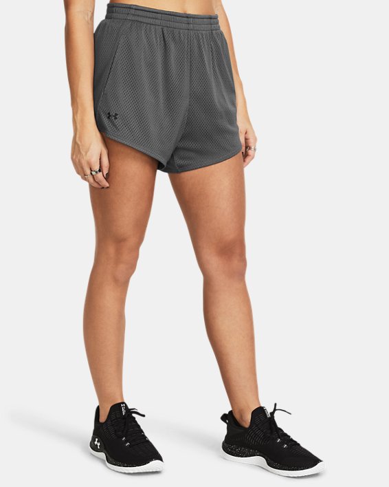 Women's UA Tech™ Mesh 3" Shorts in Gray image number 0
